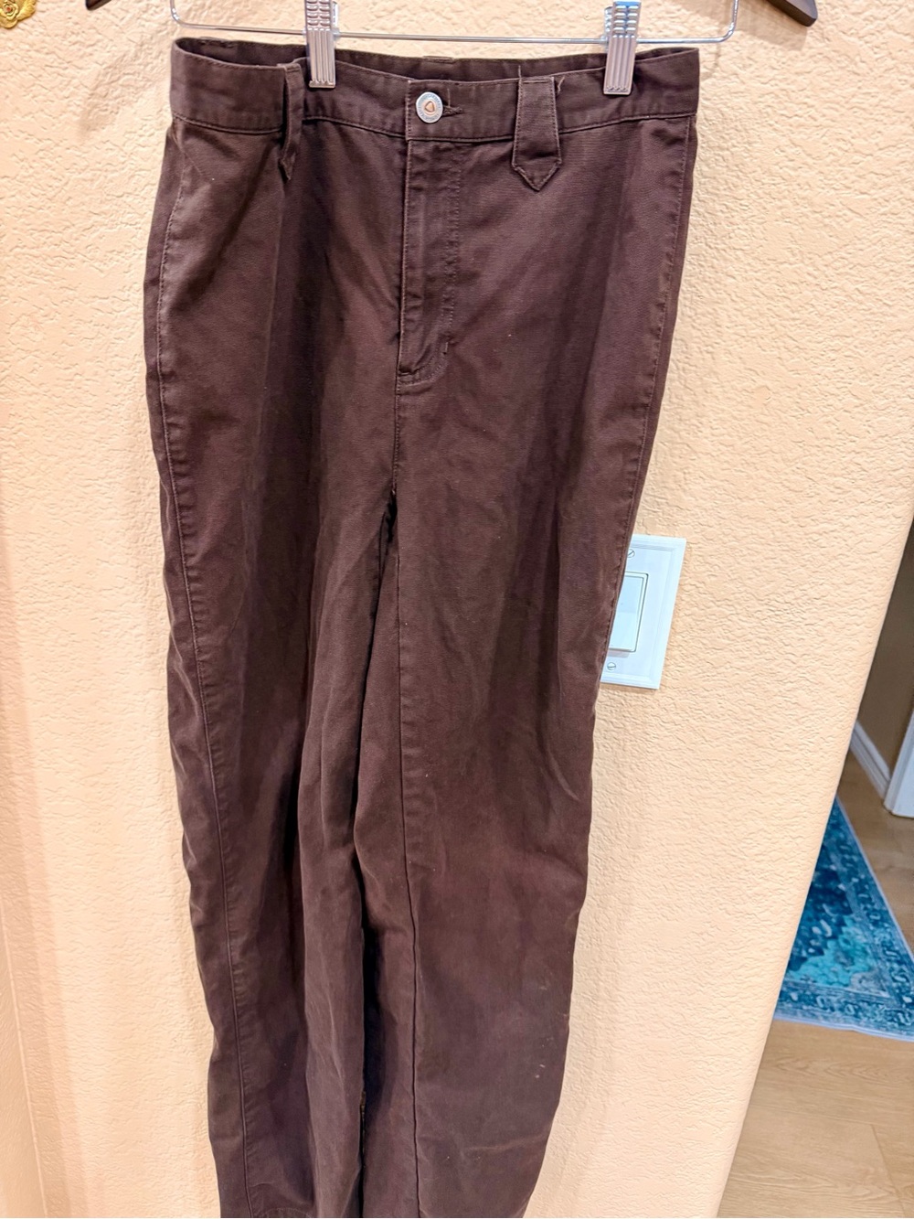 Vintage Y2K- Womens Brown Casual Chino Pants